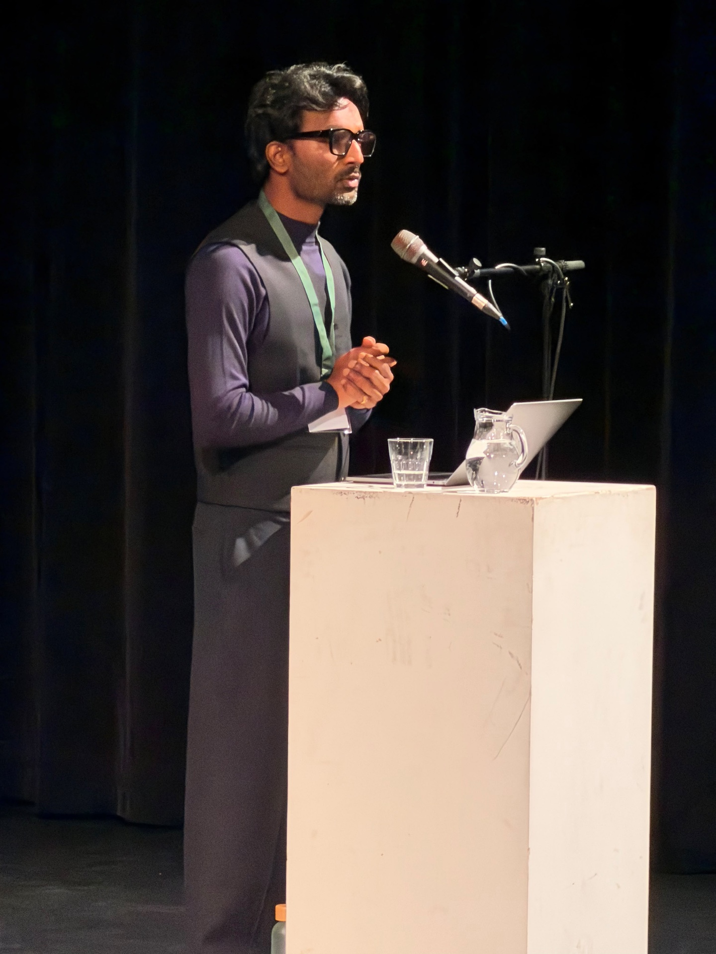 Vineet Chhatria speaking at an event